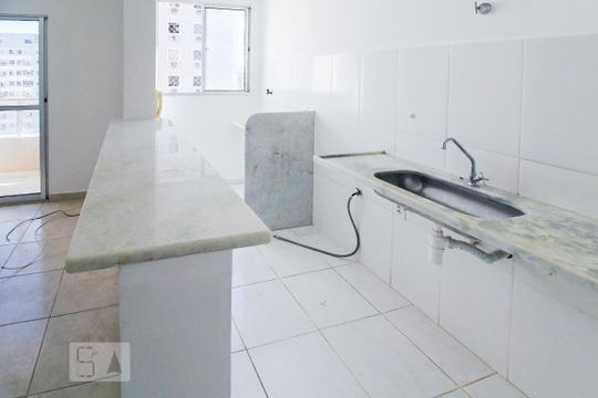 Cozinha de apartamento para alugar com 2 quartos, 53m² em St. Negrão de Lima, Goiânia