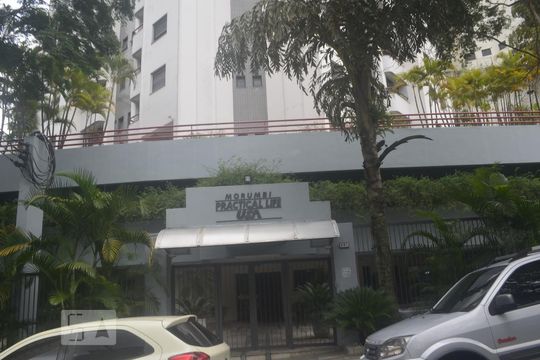 Fachada de apartamento à venda com 1 quarto, 45m² em Vila Andrade, São Paulo