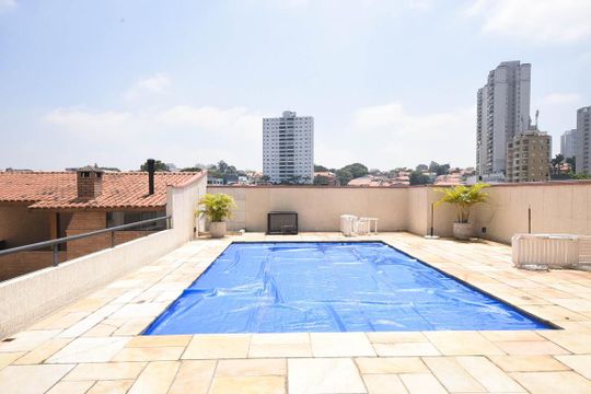 Piscina de apartamento à venda com 3 quartos, 75m² em Jardim Vazani, São Paulo