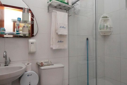 Banheiro de apartamento à venda com 3 quartos, 110m² em Vila Buarque, São Paulo