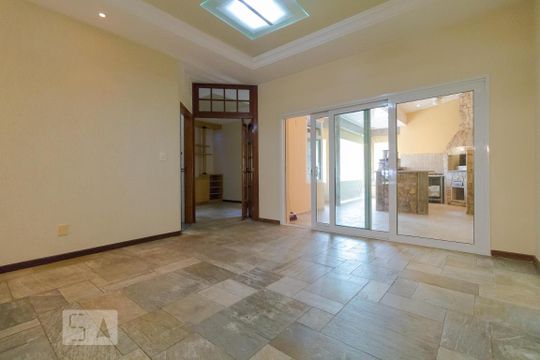 Sala de casa de condomínio à venda com 4 quartos, 458m² em Barão Geraldo, Campinas