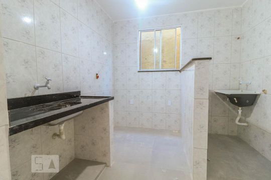 Cozinha e Área de Serviço de apartamento para alugar com 1 quarto, 31m² em Jacarepaguá, Rio de Janeiro