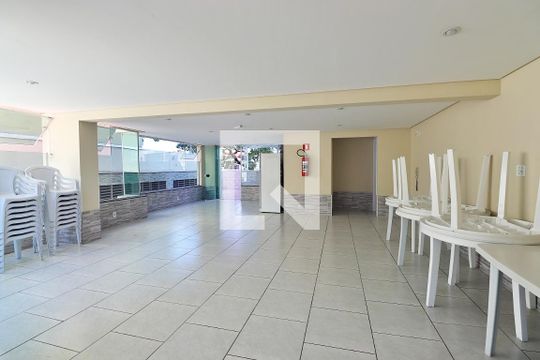 Área comum - Salão de festas de apartamento à venda com 2 quartos, 48m² em Utinga, Santo André