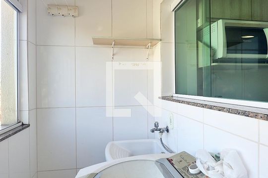 Área de Serviço de apartamento à venda com 2 quartos, 48m² em Utinga, Santo André