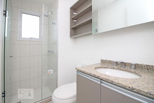 Banheiro Dormitório 2 - Suite  de apartamento à venda com 2 quartos, 82m² em São Geraldo, Porto Alegre