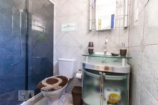 Banheiro de apartamento à venda com 1 quarto, 63m² em Cristo Redentor, Porto Alegre
