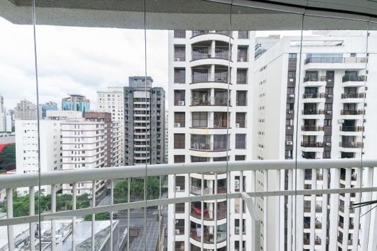 Vista de apartamento para alugar com 1 quarto, 66m² em Itaim Bibi, São Paulo