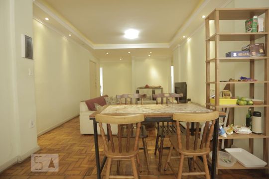 Sala de apartamento à venda com 4 quartos, 110m² em República, São Paulo