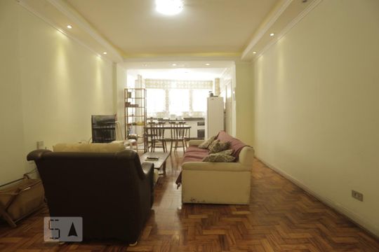 Sala de apartamento à venda com 4 quartos, 110m² em República, São Paulo