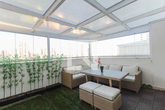 Varanda da Sala de apartamento à venda com 2 quartos, 85m² em Vila Prudente, São Paulo