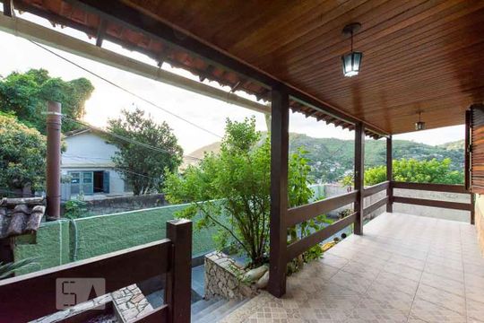 Varanda da Sala de casa à venda com 3 quartos, 360m² em São Francisco, Niterói