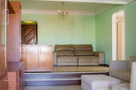 Sala de apartamento para alugar com 3 quartos, 121m² em Olímpico, São Caetano do Sul