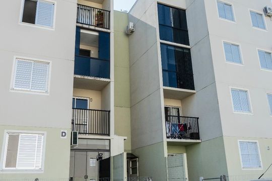 Fachada do bloco de apartamento para alugar com 2 quartos, 48m² em Duque de Caxias, São Leopoldo