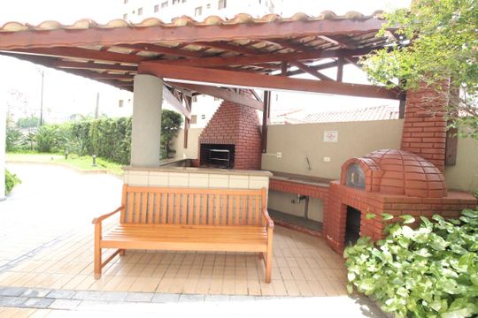 Área comum - Churrasqueira de apartamento para alugar com 2 quartos, 60m² em Santana, São Paulo