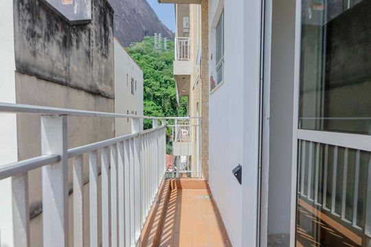 Varanda do Quarto 1 de apartamento à venda com 2 quartos, 70m² em Grajaú, Rio de Janeiro