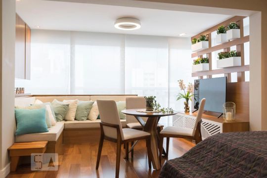 Varanda de kitnet/studio para alugar com 1 quarto, 36m² em Vila Mariana, São Paulo