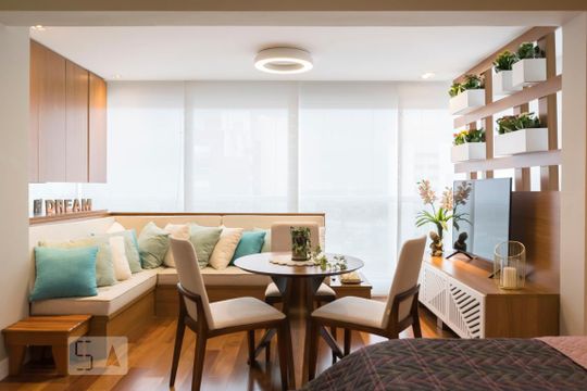 Varanda de kitnet/studio para alugar com 1 quarto, 36m² em Vila Mariana, São Paulo