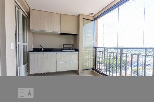 Varanda Gourmet  de apartamento à venda com 3 quartos, 74m² em Centro, Osasco