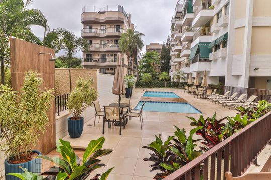 Área comum - Piscina de apartamento à venda com 1 quarto, 65m² em Freguesia (jacarepaguá), Rio de Janeiro