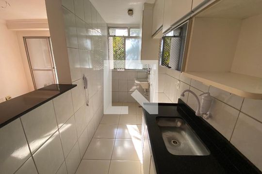 Cozinha de apartamento à venda com 2 quartos, 60m² em Taquara, Rio de Janeiro