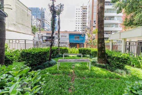 Área comum de apartamento para alugar com 1 quarto, 124m² em Vila Nova Conceição, São Paulo