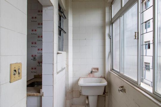 Área de Serviço de apartamento para alugar com 4 quartos, 124m² em São Lucas, Belo Horizonte