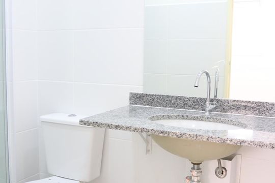 Banheiro Suite de apartamento para alugar com 2 quartos, 50m² em Planalto, São Bernardo do Campo