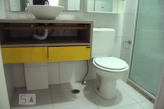 Banheiro do Quarto 2 de apartamento para alugar com 2 quartos, 55m² em Vila Guarani (z Sul), São Paulo