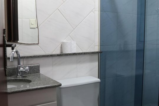 Banheiro de apartamento para alugar com 2 quartos, 70m² em Planalto, São Bernardo do Campo