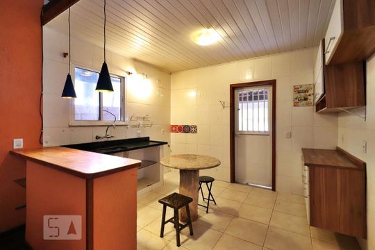Cozinha de casa de condomínio à venda com 3 quartos, 105m² em Vargem Grande, Rio de Janeiro