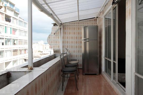 Varanda de apartamento à venda com 1 quarto, 45m² em Campos Elíseos, São Paulo