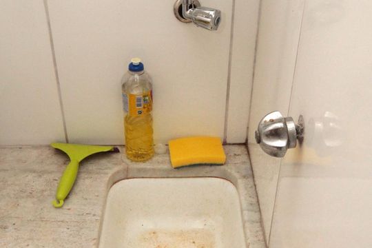 Cozinha de apartamento à venda com 1 quarto, 45m² em Campos Elíseos, São Paulo