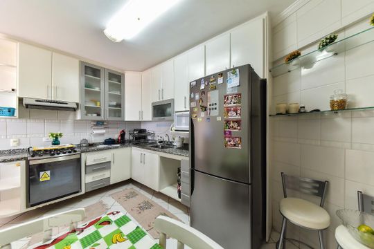 Cozinha de apartamento à venda com 3 quartos, 132m² em Baeta Neves, São Bernardo do Campo