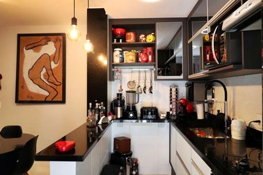 Cozinha de apartamento à venda com 2 quartos, 120m² em Recreio dos Bandeirantes, Rio de Janeiro