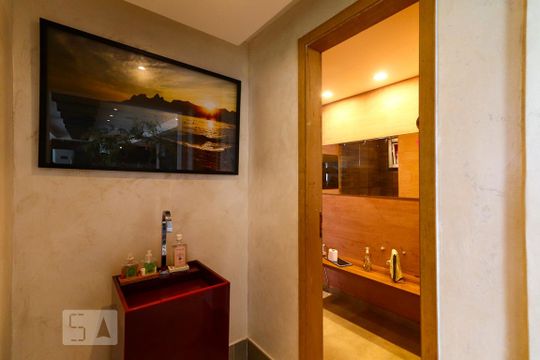 Banheiro Social de casa de condomínio à venda com 5 quartos, 700m² em Recreio dos Bandeirantes, Rio de Janeiro