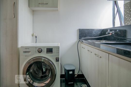 Área de Serviço de apartamento à venda com 1 quarto, 55m² em Jardim Paulista, São Paulo