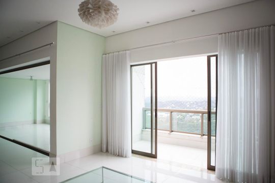 Sala de apartamento à venda com 5 quartos, 420m² em Vila da Serra, Nova Lima