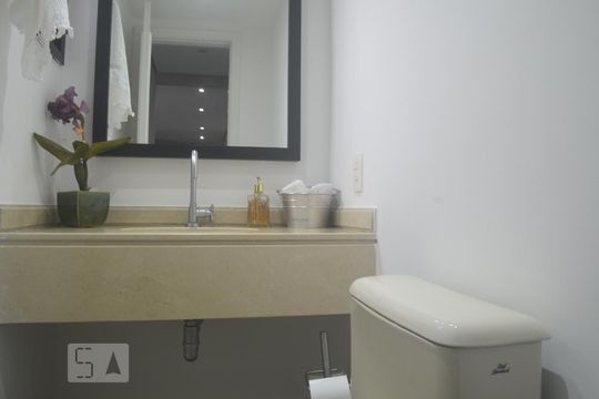 Banheiro de apartamento à venda com 3 quartos, 190m² em Parque Bairro Morumbi, São Paulo