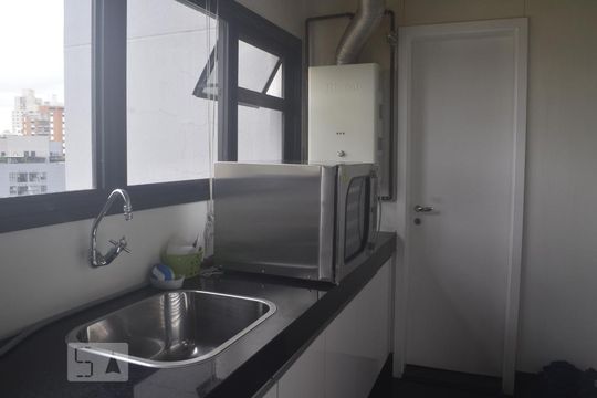 Cozinha de apartamento à venda com 3 quartos, 190m² em Parque Bairro Morumbi, São Paulo