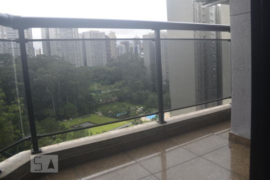 Sacada de apartamento à venda com 3 quartos, 190m² em Parque Bairro Morumbi, São Paulo