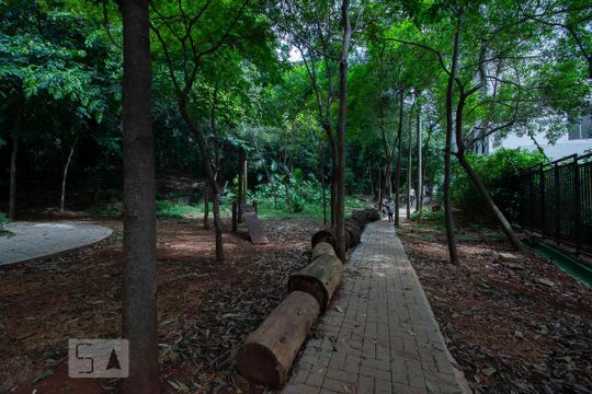 Área comum - Bosque de apartamento para alugar com 3 quartos, 89m² em Vila Amélia, São Paulo