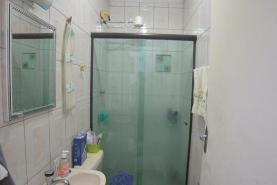 Banheiro Social de casa para alugar com 2 quartos, 120m² em Vila Gumercindo, São Paulo