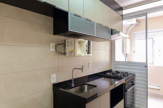 Cozinha de apartamento à venda com 2 quartos, 49m² em Vila Prudente, São Paulo