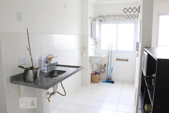 Cozinha de apartamento à venda com 2 quartos, 55m² em Vila Nambi, Jundiaí