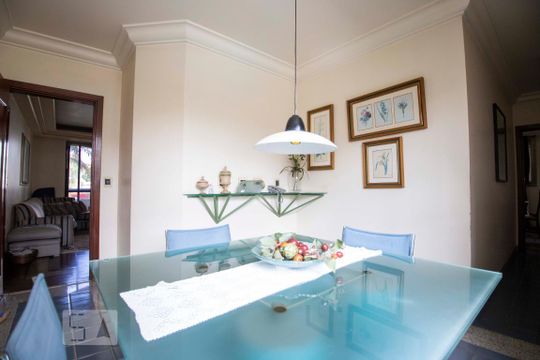 sala de jantar de apartamento à venda com 4 quartos, 300m² em Jardim Proença, Campinas