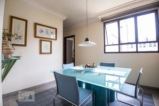 sala de jantar de apartamento à venda com 4 quartos, 300m² em Jardim Proença, Campinas