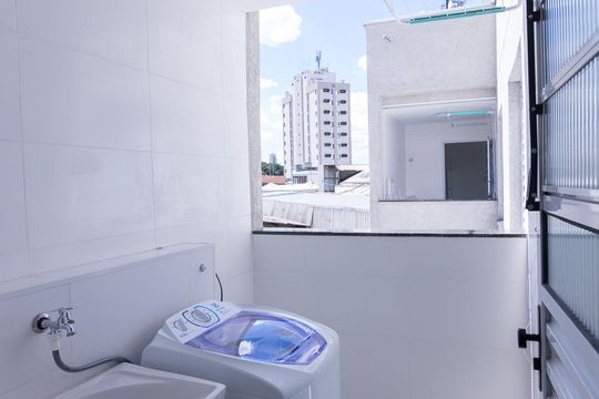 Área de Serviço de apartamento para alugar com 1 quarto, 32m² em Barra Funda, São Paulo