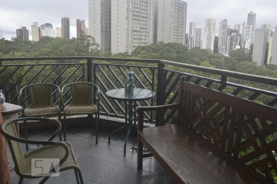 Sacada de apartamento à venda com 4 quartos, 150m² em Parque Bairro Morumbi, São Paulo