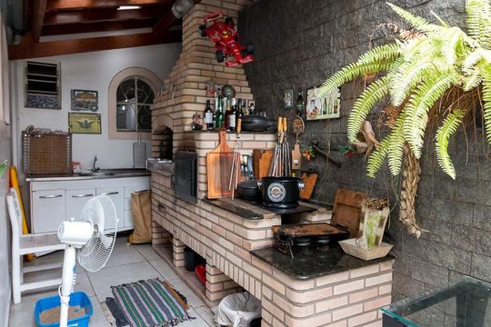 Área gourmet de casa para alugar com 3 quartos, 240m² em Vila Augusta, Guarulhos
