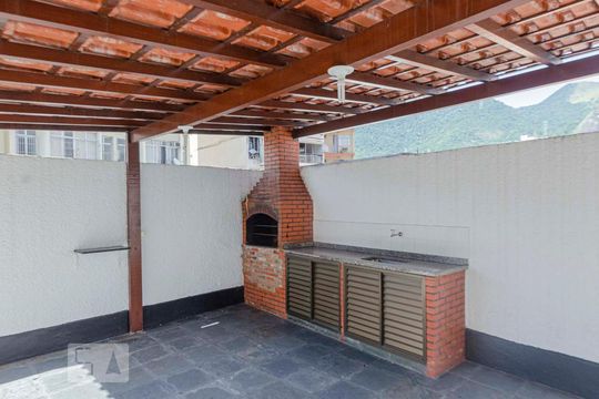 Área comum - Churrasqueira de apartamento à venda com 2 quartos, 70m² em Grajaú, Rio de Janeiro